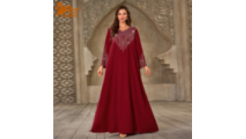 2025 Fashion Muslim Dress Women Rhinestone Abaya Arab Dubai V-neck Long Robe Middle Eastern Islamic Long Sleeve Dresses1
