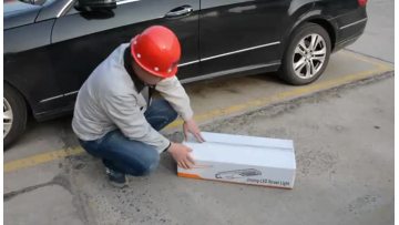 Display  for all in two solar street lights