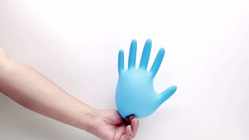 Wholesale High Quality Powder Free12 inch Long Nitrile Gloves For Working Cleaning1