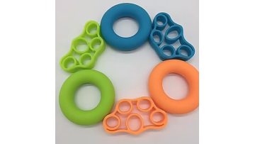 Silicone Stress Relief Therapy Fitness Finger Trainer Exerciser Hand Grip 