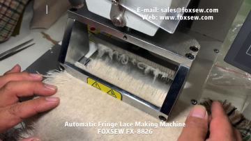 Automatic Fringing Lace Making Machine