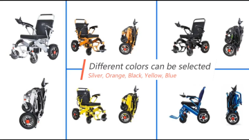 The Factory Sales  Steel Power Folding Electric Wheelchair Second Hand1