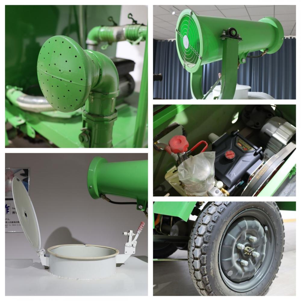 Disinfection fire truck