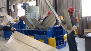 Light Metal Scrap Baler