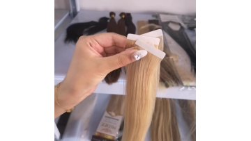 wholesale double drawn virgin 100% remy Hair Extension hair European invisible natura Human tape Hair Extension tape in vendors1
