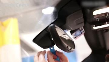Porsche car installation dedicated car recorder