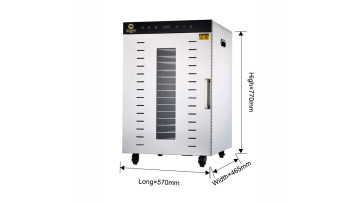 Dehydration Drying Fruit Dehydrator Commercial Fruit Dryer Industrial Batch Freeze Industrial Tray Spin Vegetable 16 Tray1