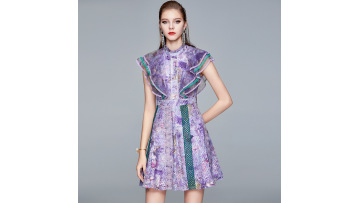 floral printed mini dress