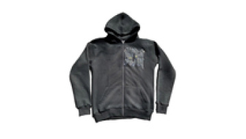 Custom Sweatpants and Hoodie Set 500gsm French Terry Rhinestone Outline Puff Printing Zip Hoodie for Men1
