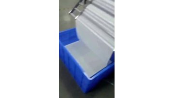 Automatic PP intermittent gluing production line for car air filter machine1