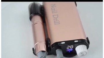 Portable bass charging type  Adjustable speed Stainless steel hand Nail drill machine1