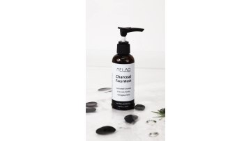 Amazon Hot selling Private label organic oil control deep cleansing moisturizing Bamboo charcoal facial cleanser for men1