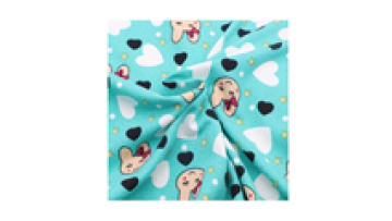 Rabbit Design Filament Sanded 100% Polyester Printed Fabric Knit Jersey Fabric for Dress1
