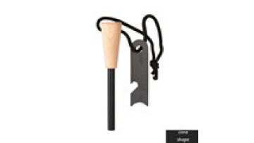 Camping Emergency Multifunctional 140mm Ferro Fire Rod Magnesium Firestarter1