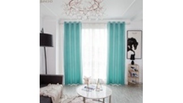 Hot sale blackout curtain window Luxury solid blackout window curtain for the living room1