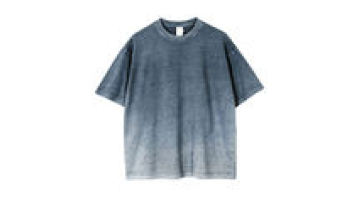 Custom Printing Logo Vintage Distressed Washed Gradient Oversized Blank Men's T-Shirt1