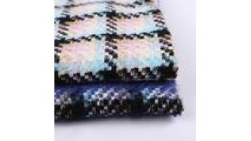 Woolen Fragrance Tweed Fabric Warm Super Soft Yarn Dyed Colorful Tweed Fabric for Women Coat1