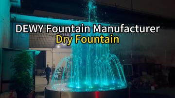 Decorative Dry Floor Fountain