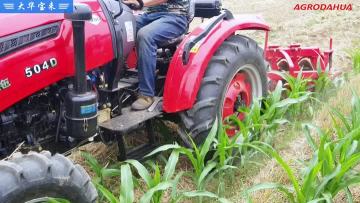 Disc Plough performing field operations