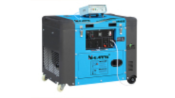 Hiearns  6KW  open top cover silent diesel generator with ATS and Fan1