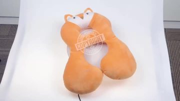Plush Fox Baby Cushion