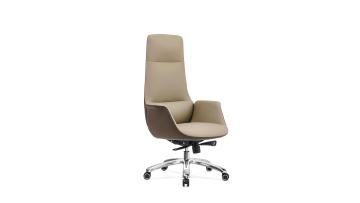 high back Modern texture backrest comfortable office chair executive swivel metal foot desk chair office furniture