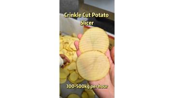 wavy potato chip manufacturing