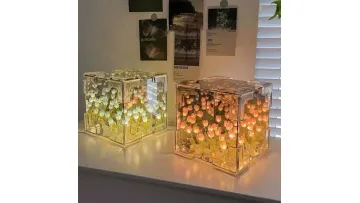 Creative DIY Tulip Night Light for Bedroom Decor Lamp1