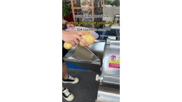 Potato dicing machine Fruit dicing machine
