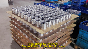 From Blank to Finished:  Engine Piston Production Process