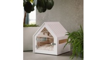 modern minimalism indoor assemble large canvas solid wood  balcony  living room pet cat wooden Detachable house1