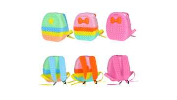 silicone shoulder bag for children
