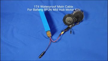 Electric bicycle waterproof cable one to four