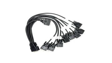 Custom FIRE3 DB26 to TIS Midnodes Breakout Cable