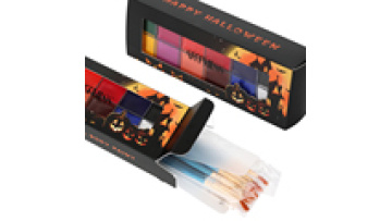 Best Quality OEM 12 Color Face Oil Paint Palette Large 96g Capacity Paint Set With Brush And Painted Template Card1