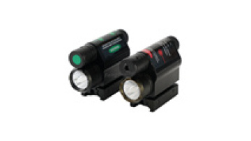 Mini Green Dot Laser Scope with LED White Light for Hunting - 11/22mm Mount Set1