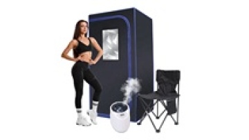 Fuerle big size portable steam sauna kit personal portable sauna full body home spa for home relaxation1