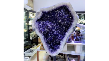 Natural Citrine Cluster Amethyst Geode Amethyst Church1