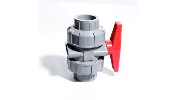 CPVC Double Active Ball Valve DIN