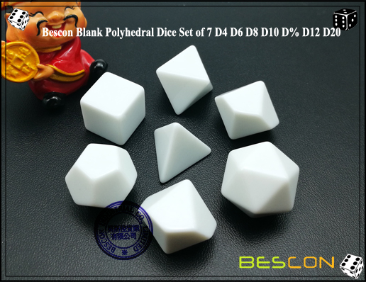 Blank Polyhedral Dice (1)