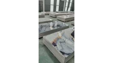 PVC wall panels Packaging work area