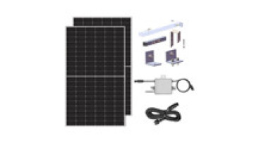 Solar Panel Balcony Solar System Kits for Germany Plug & Play 300W 600W Lithium Ion Solar Technology MPPT Grid-tied System AC1