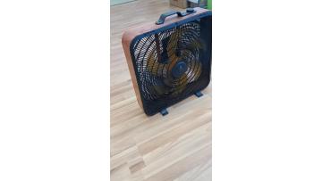 Solar charging fan with high wind power