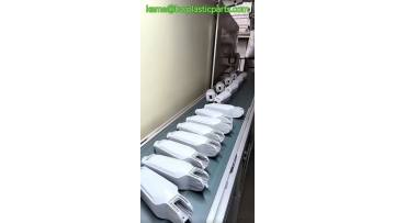 injection molding white plastic shell