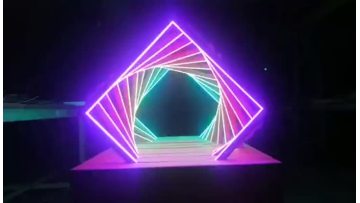 Dynamic Interactive Time Tunnel Light