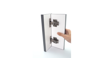 M9 door opening slide on soft close hinge