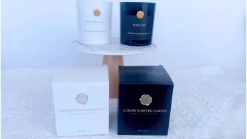 Customized Strong Fragrance Soy Wax Scented Candle Aroma Essential Oil Candle1