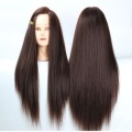 20inch Brown Hair Mannequin Head Holder Female Mannequin Heads Hairstyles Woman Hairdressing Wig Mannequins Cosmetology Display