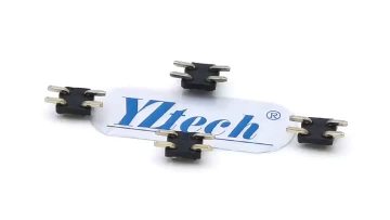 2.54mm Pitch Pin header Connector Dual Row SMT H1.0mm SQ0.64mm 2*2P