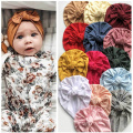 New Bow Baby Girl Hat Elastic Baby Beanie for Girls Infant Turban Hat Cotton Soft Toddler Baby Hat Kids Cap 1-3 Years